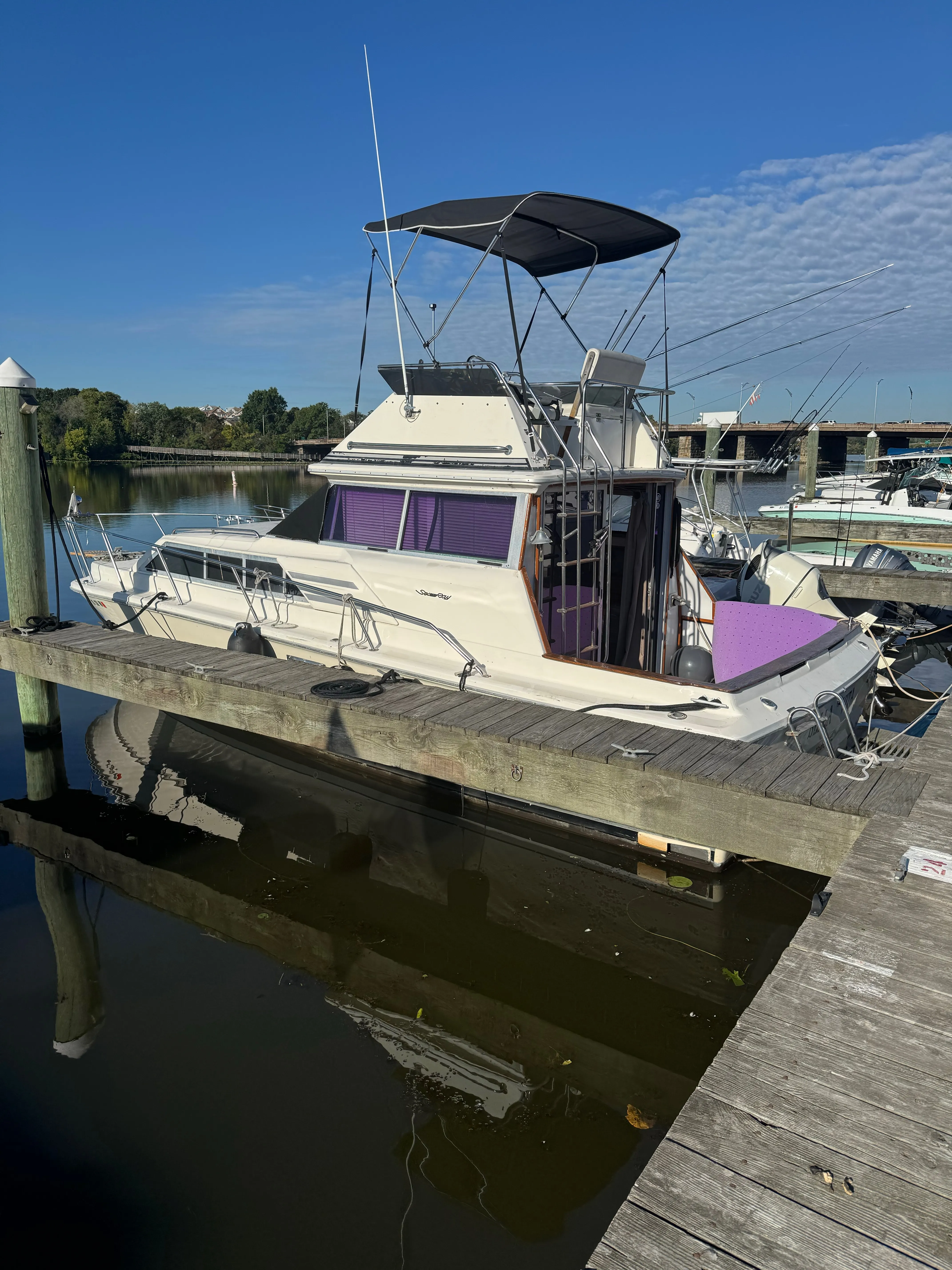 Junk boat being removed from property