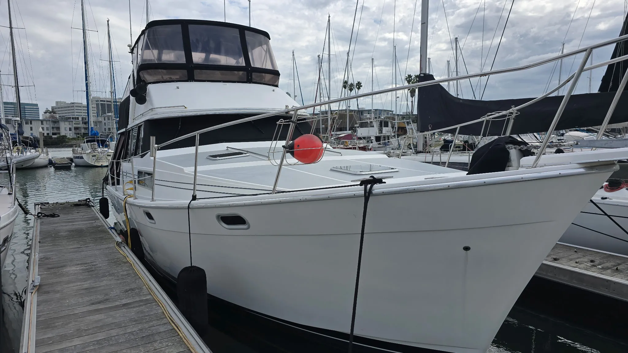 Boat awaiting EPA-compliant disposal